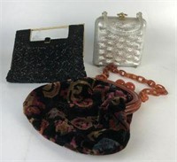 Vintage Evening Bags, Lot of 3