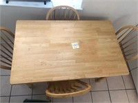 703 - KITCHEN TABLE & 4 CHAIRS