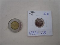 5¢ 1880 Canada