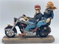 8” Skeleton Couple Riders Decor