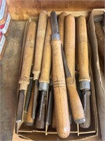 Vintage Wood Turning Tools