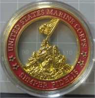 United States Marine corps challenge coin