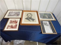 Group of ABRAHAM LINCOLN Framed items