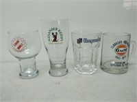 Box lot of Beer Glasses