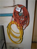 Orange non-grounded extension cord - Yellow