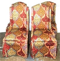 Designer Upholstered Parsons Chairs
