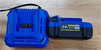 Kobalt 24V Max 4amp Battery & Charger