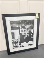 Audrey Hepburn Framed Picture