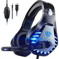 Pacrate Gaming Headset with Microphone for PC PS4