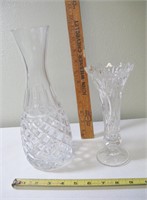 2 Nice Crystal Vases