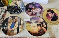 5 ELVIS COLLECTORS PLATES