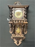 Ornate Gloria pendulum wall clock