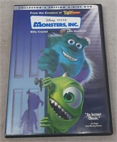 C12) Disney Monsters Inc DVD Movie Pixar