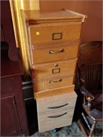 wooden filing cabinet 17x16x49