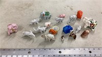 Vintage elephant figurines