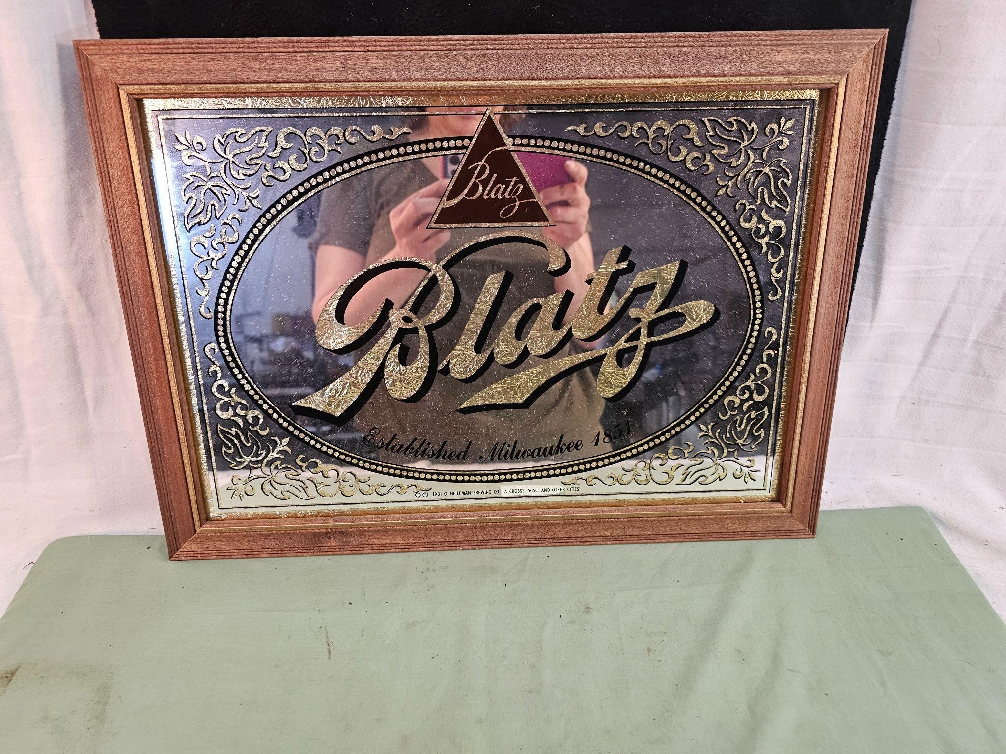 BLATZ BEER MIRROR