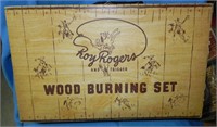 RARE 1950's Roy Rogers & Trigger Wood Burning Set