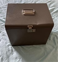 Vintage Metal Filing Box