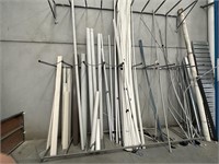 Qty PVC Pipe, Conduit, Steel Channel, Pipe Fitting