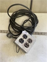 Heavy Duty Extension Cord with 4 Outlet Box