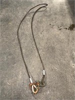 12 foot steel tow cable