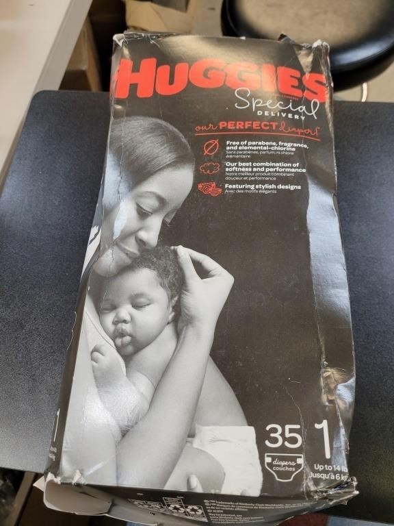 Huggies diapers up to 14 lb