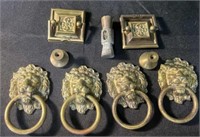 Lion Head Ring Pull, & Other Vintage Drawer Pulls