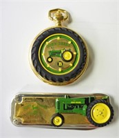 JOHN DEERE POCKET WATCH & KNIFE