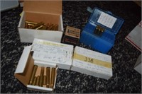 BOXES ASSORTED SHELLS - .357 / .338 / .375