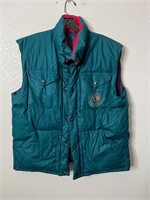 Vintage Down Filled Reversible Vest