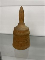 Antique Wooden Butter Mold - Round w Design