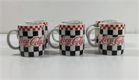 Coca-Cola Checker Pattern Coffee Mug's 6