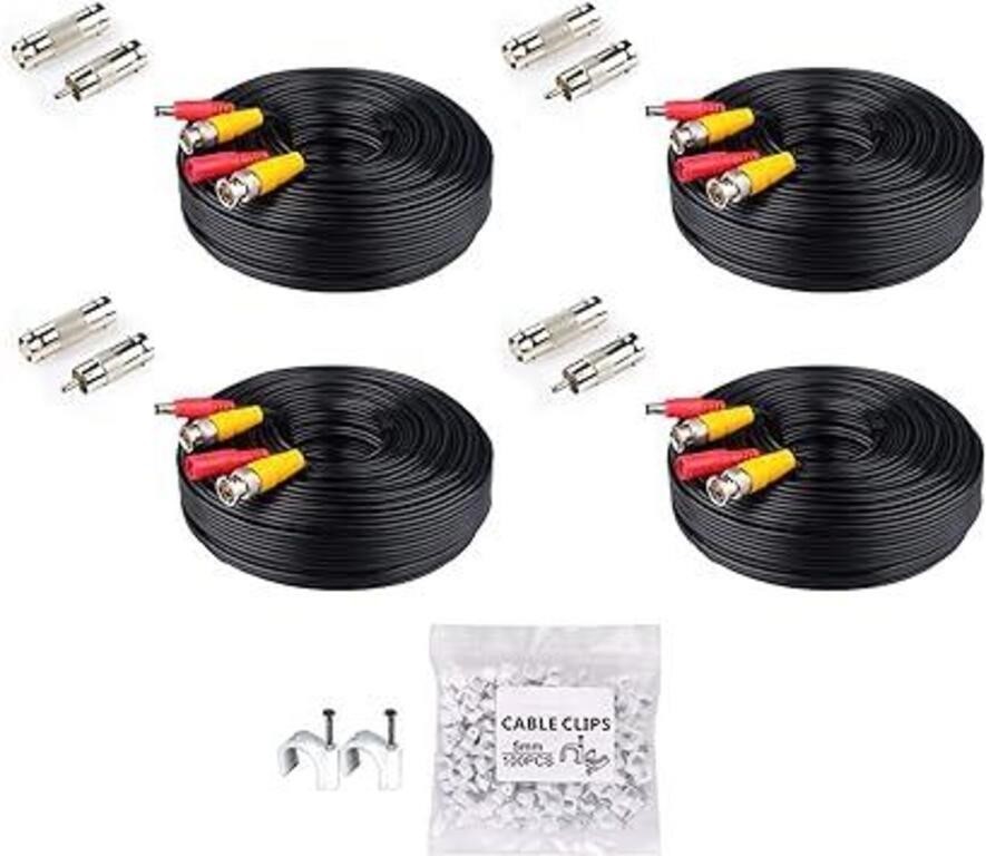 4-Pack BNC Video Power Cable