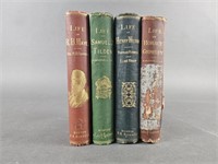 4 Antique "Life Of" Political Biographies