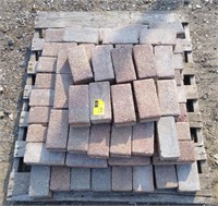 Pink paver bricks. Dimensions: 3.75"W x 7.75"L