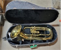 CONN BRAND EUPHONIUM/BARITONE HORN W/ CASE