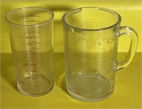 Vintage glass measuring cups