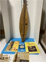 Dulcimer handcrafted by Enos Yeager in