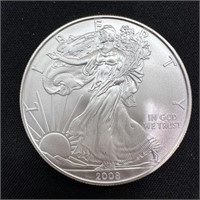 2008 1 oz American Silver Eagle - Uncirculated