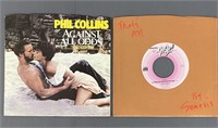 Two Genesis & Phil Collins 45 Vinyl Singles