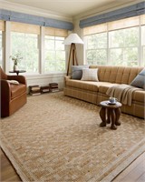 Loloi 5'x7'6" Natural Chocolate Area Rug