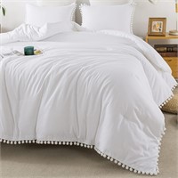 Comforter Full Size Set White