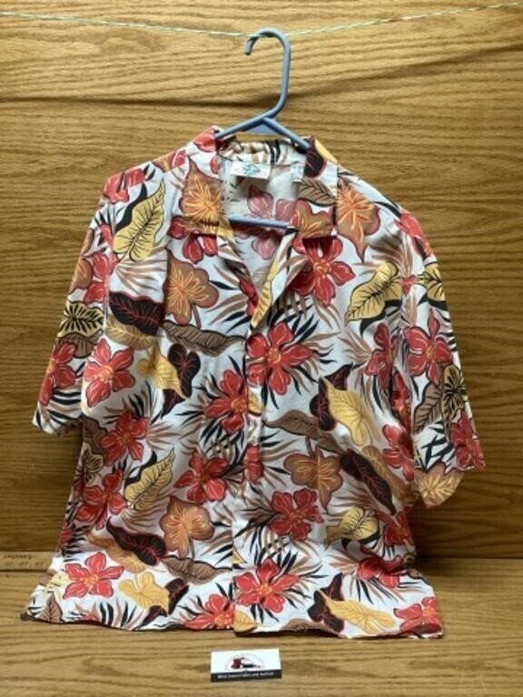 Vintage trader bay Hawaiian shirt size large