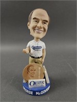 Signed George McGovern Bobblehead and Pin