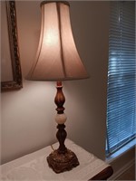 Decorator lamp 28 inches tall.
