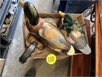 Wood & Ceramic Ducks