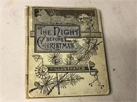 1883 THE NIGHT BEFORE CHRISTMAS BOOK - ILLUSTRATED