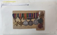 WW2 Military Canadian Soldiers Medals & Records