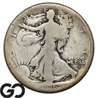 1916-D Walking Liberty Half Dollar, Better Date