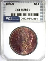 1879-S Morgan MS66+ LISTS $650